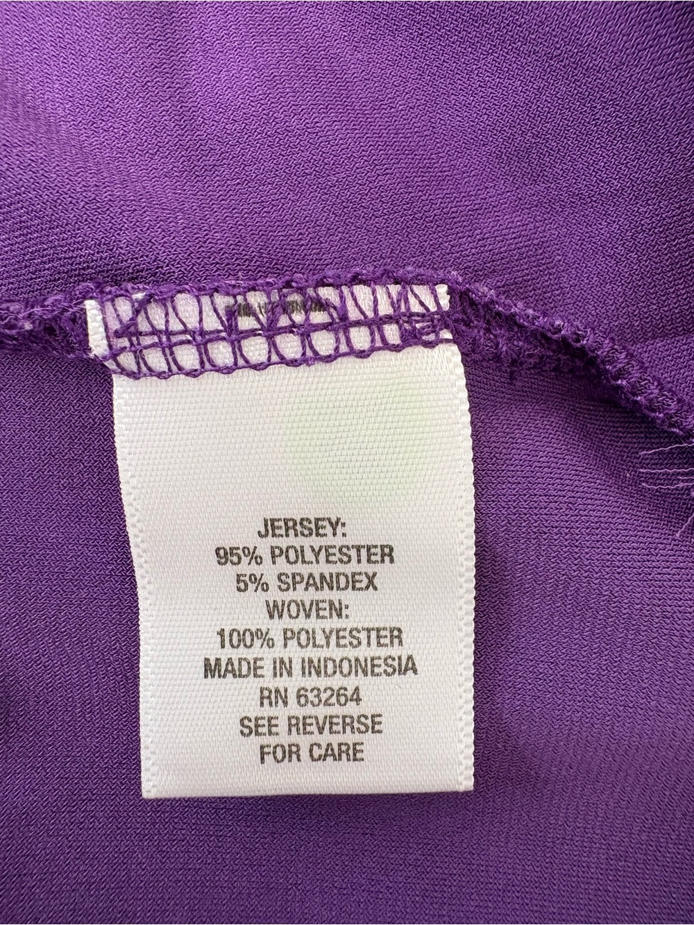 Dress Barn Purple Layered-Hem Sleeveless Tank - Picture 4 of 5